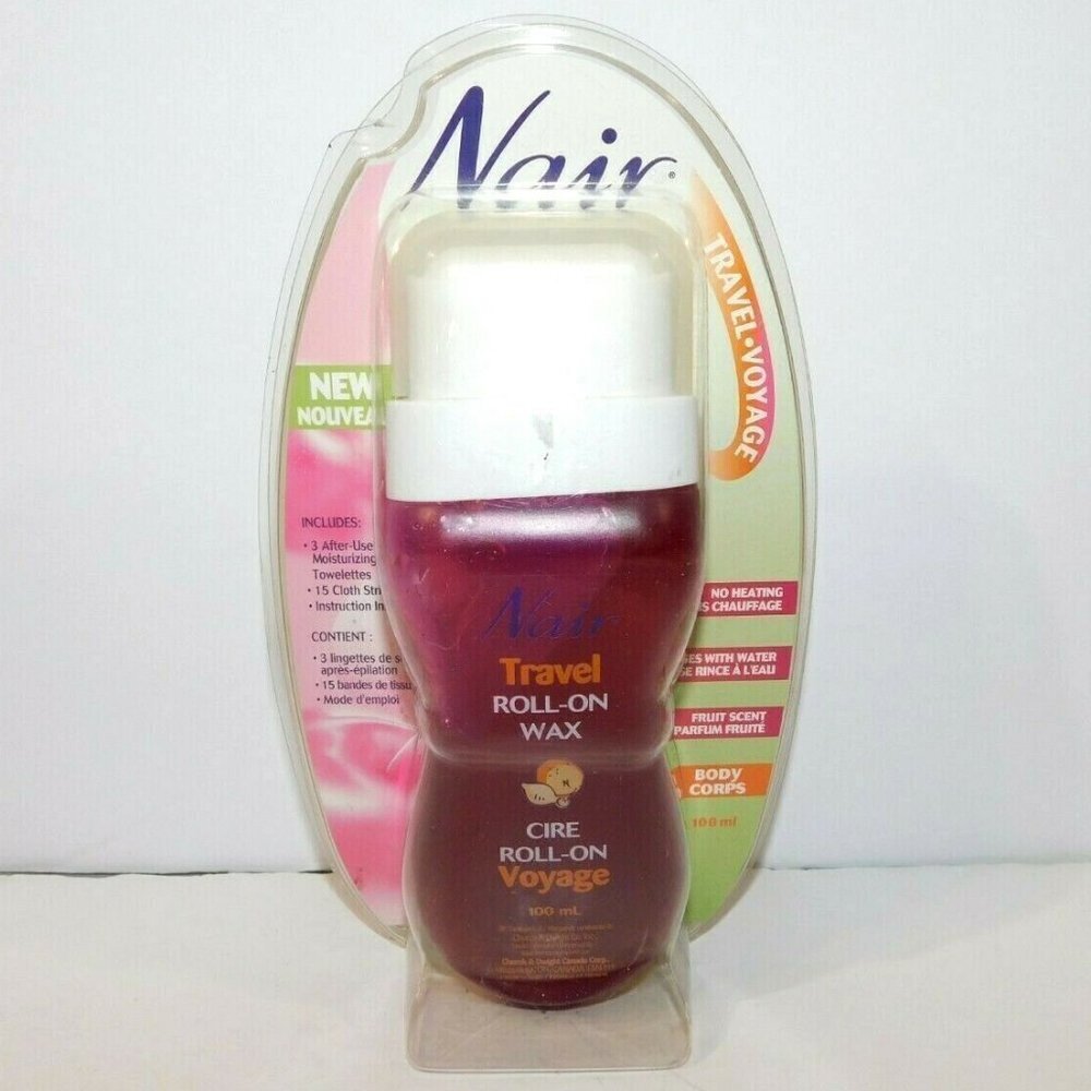 Nair Travel Roll-On Wax Fruit Scent 100 ml NEW Discontinued